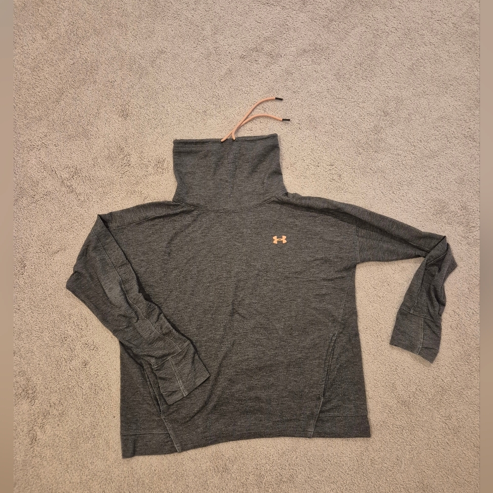 Under Armour Charcoal and Light Gray Hoodie